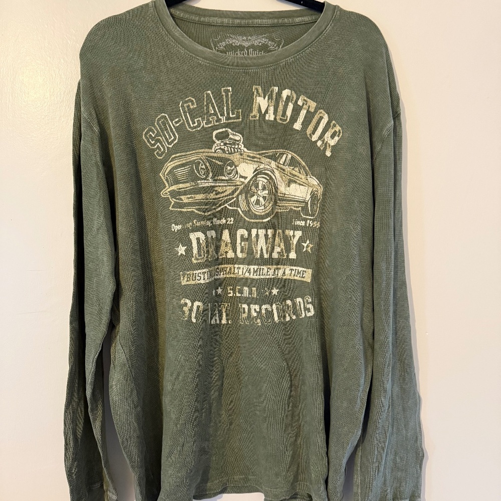 Men's Wicked Quick Long Sleeve Waffle-Knit Shirt